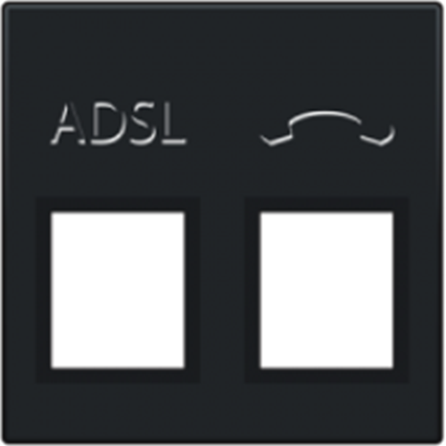 Set de finition répartiteur ADSL/VDSL RJ11 - anthracite
